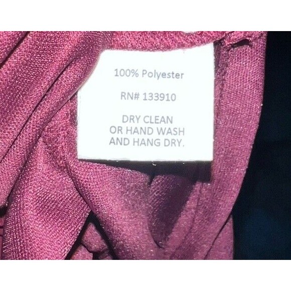 Show Me Your Mumu Kendall Maxi Dress Merlot Chiffon Sleeveless Floor Length XL - Picture 12 of 12